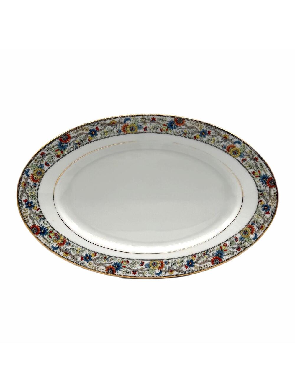 Antique Fraureuth The Alrae 12.25” Oval Serving Plate / Platter – Germany